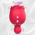 Sucking Vibrating Rose Toy for Women with 9 Intense Vibration, 2 in 1 Adult Rose Sex Toy