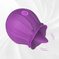 Tongue Licking Rose Vibrator, Rose Sex Stimulator for Women Pleasure