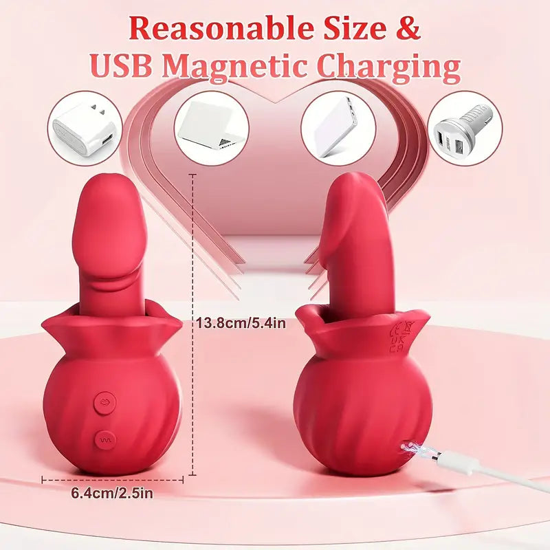 Sucking G-Spot Vibrator Dildo Sex Toys - Adult Toys Female Sex Stimulator Clitoral Vagina Mouth Silicone Vibrators With 3 Sucking & 10 Wiggling & 10 Vibrating, Adult Sex Toys
