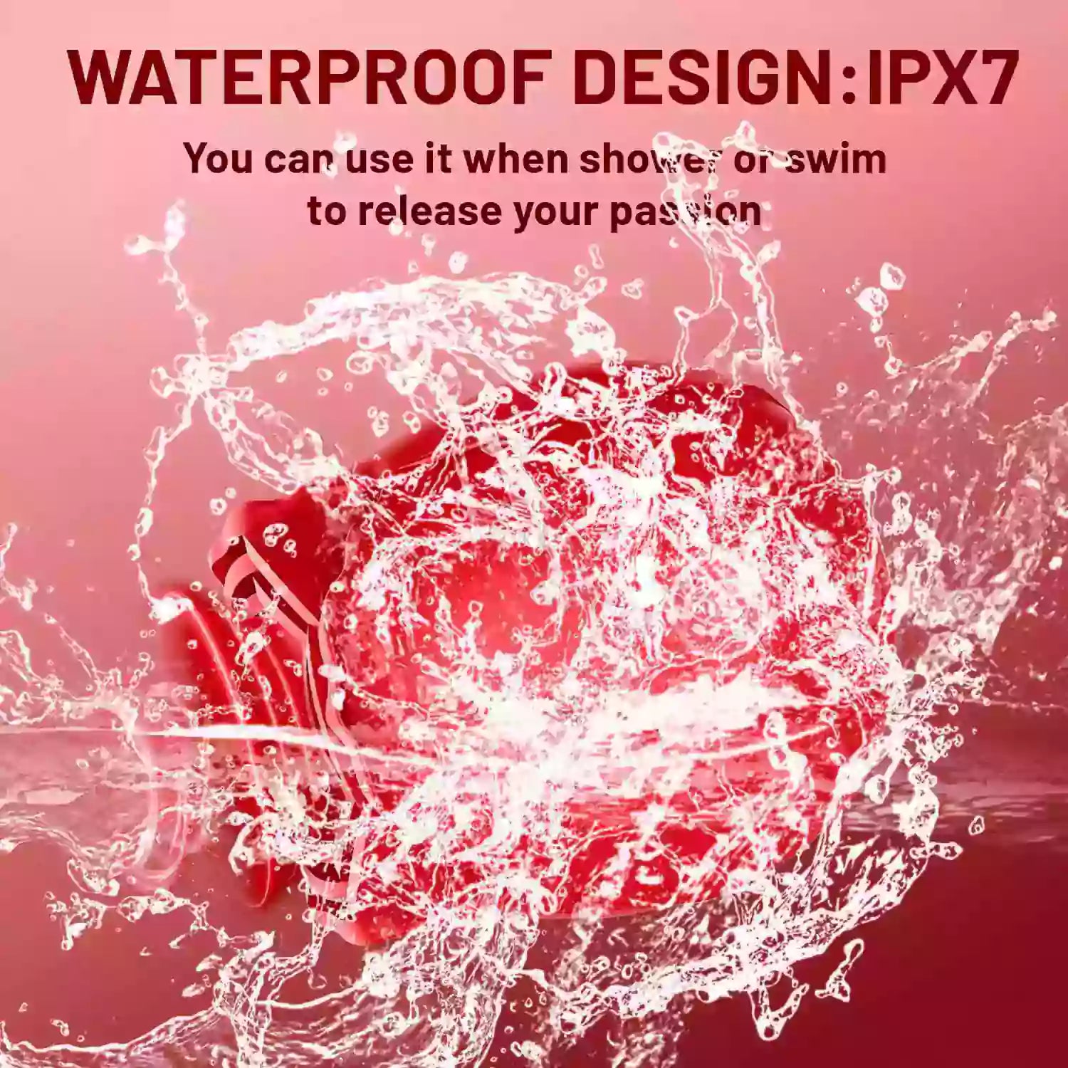 Red rose toy- Adult Toys With 10 Sucking & Vibrating Modes For Women Clitoral Nipple