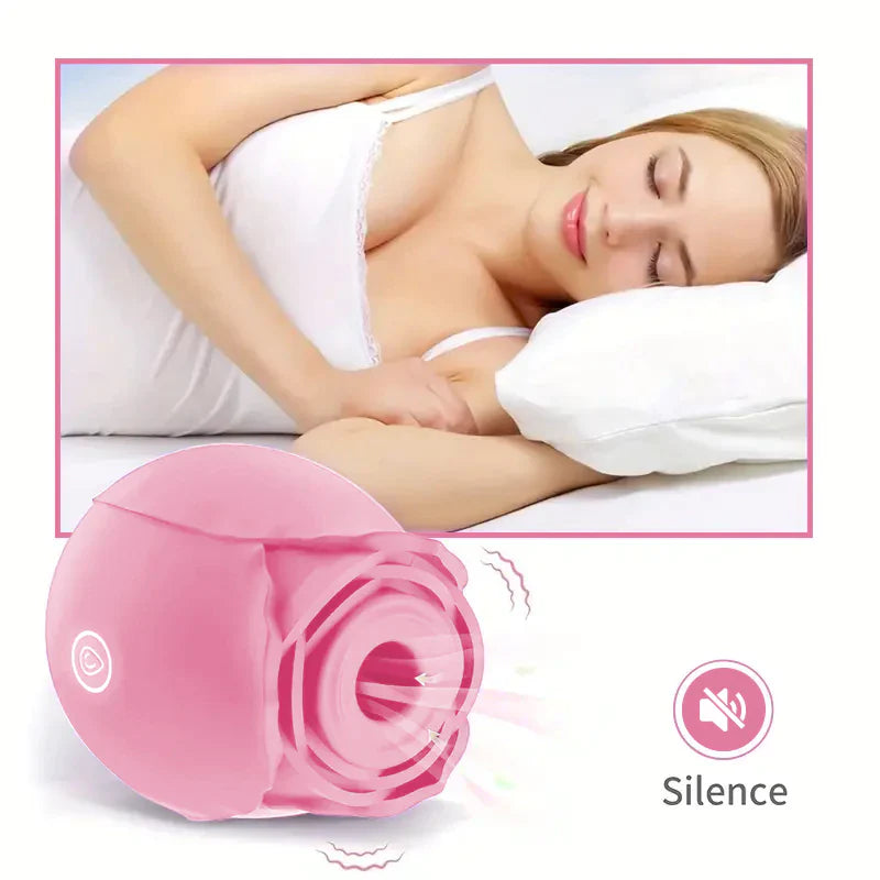 Pink Rose toy-Powerful Sucking Toy for Women Nipple Clit Adults Masturbation Sex Toys