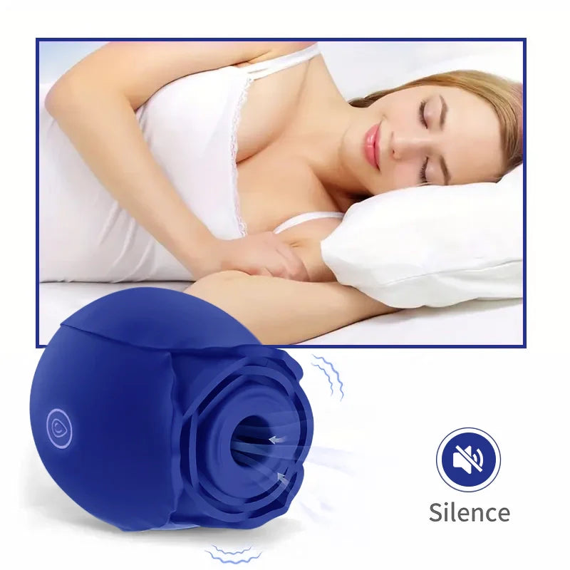 Blue rose toy-Sucking Vibrator Adult Sex Toys, Women Sex Toy Clitoral Vibrator