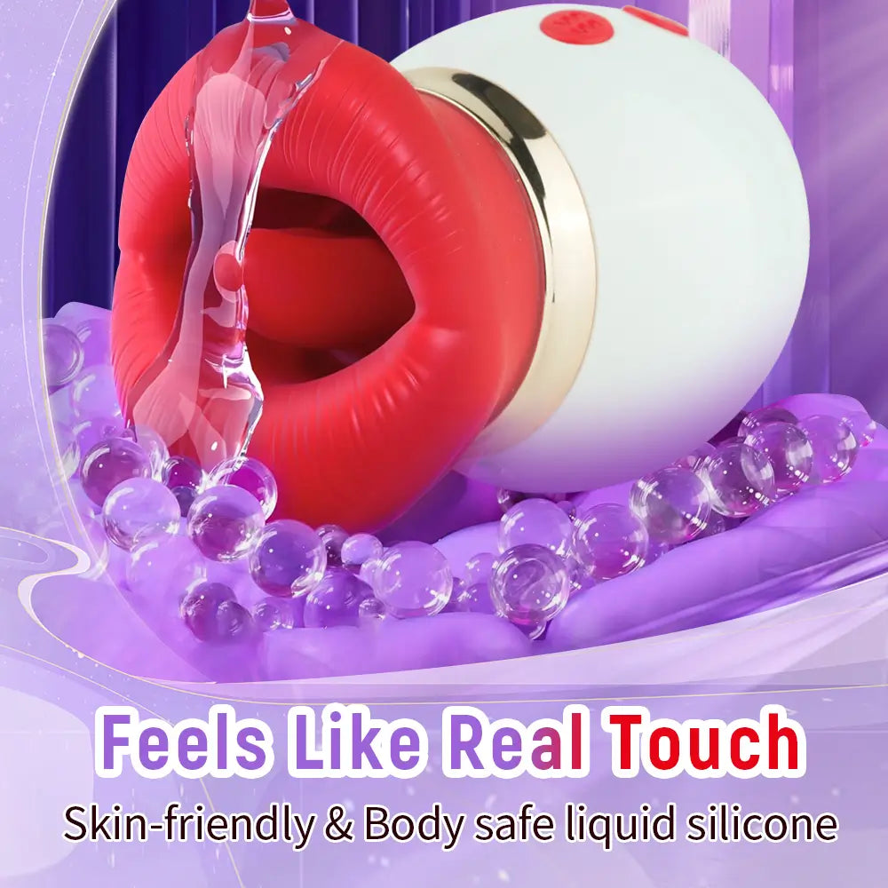 The 2025 Newest Rose Toy - 3 Sucking and 10 Tongue Licking Vibrating Modes