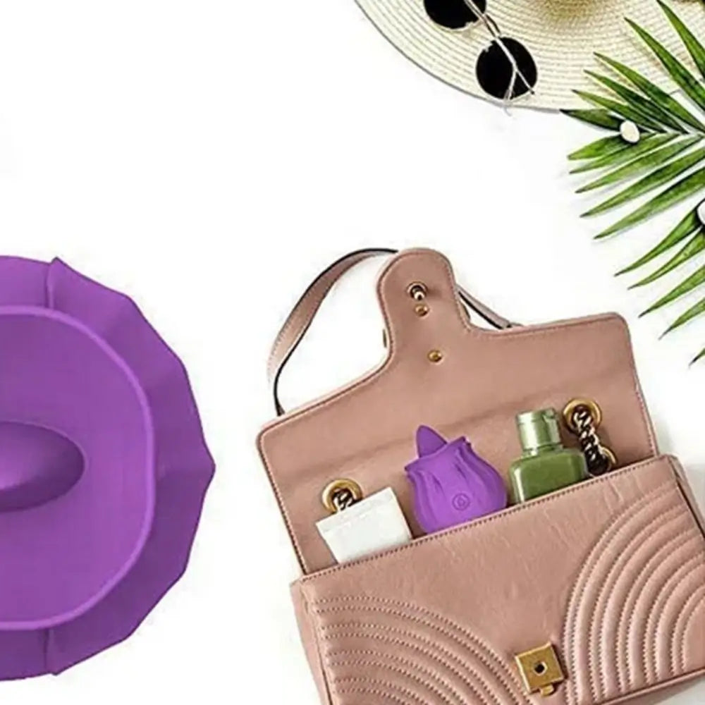 Tongue Licking Rose Vibrator, Rose Sex Stimulator for Women Pleasure