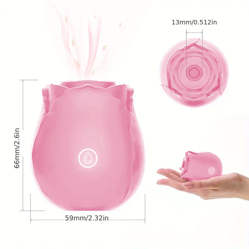 Pink Rose toy-Powerful Sucking Toy for Women Nipple Clit Adults Masturbation Sex Toys