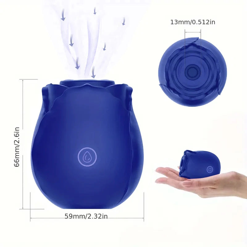Blue rose toy-Sucking Vibrator Adult Sex Toys, Women Sex Toy Clitoral Vibrator