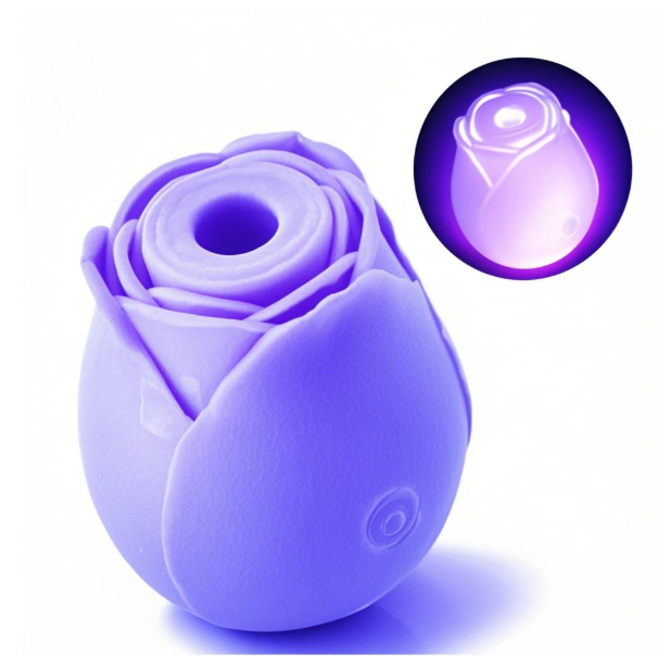 Glow In The Dark Rose Toy- Six colors, 10 Suck modes