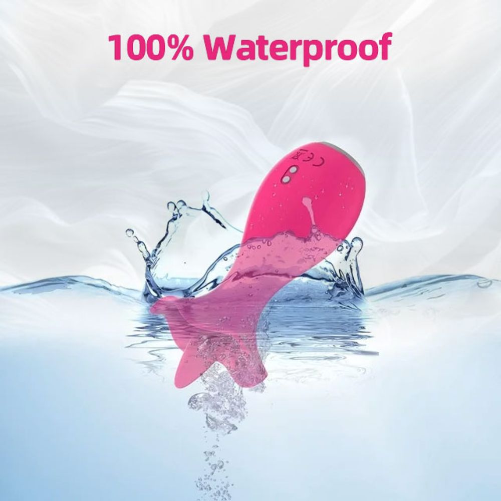 Tongue Licking Rose Vibrator Sex Toy for Women，2 in 1 and 10 Vibration Modes Clitoral Nipple Vibrators