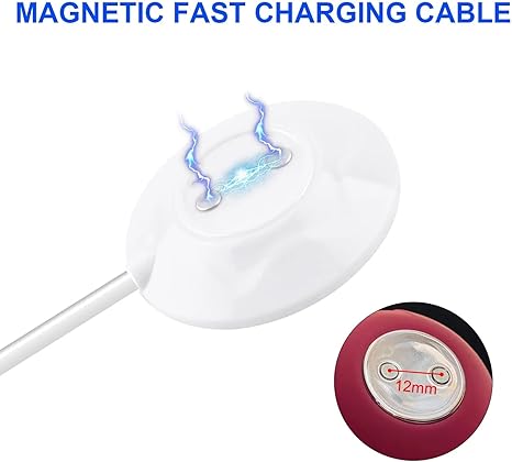 Magnetic Rose toy Charger USB Cable 2.7ft Replacement Charging Cord for Rose Only (12MM)