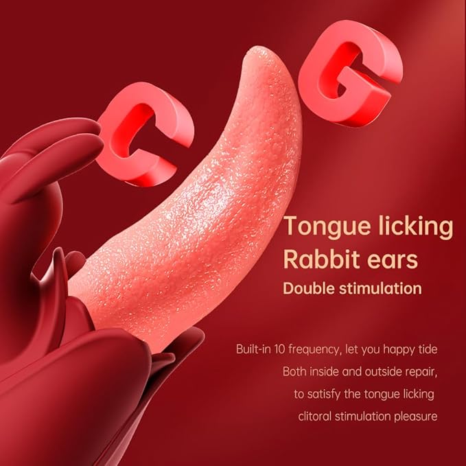 Rose Viboator Stimulator Toy Vibrateirs for Women Today Licking Sucking 10 Speed for Women Quiet