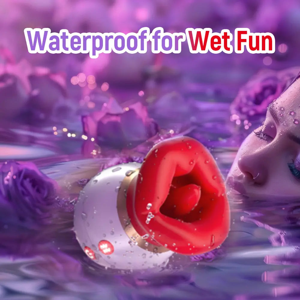 The 2025 Newest Rose Toy - 3 Sucking and 10 Tongue Licking Vibrating Modes