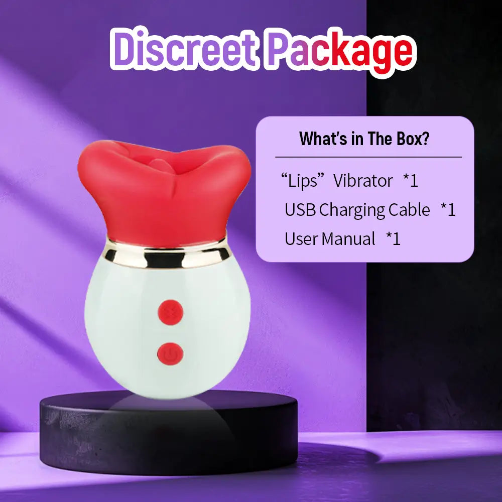 The 2025 Newest Rose Toy - 3 Sucking and 10 Tongue Licking Vibrating Modes