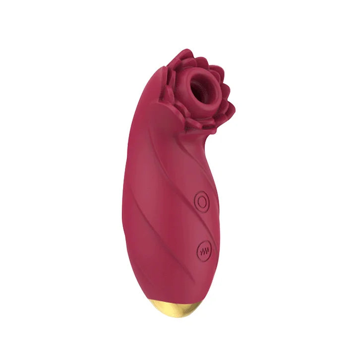 Rose Vibrator Portable Clitoral Sucking,G-Spot Rose Vibrator 10 Modes Spot Stimulation Waterproof