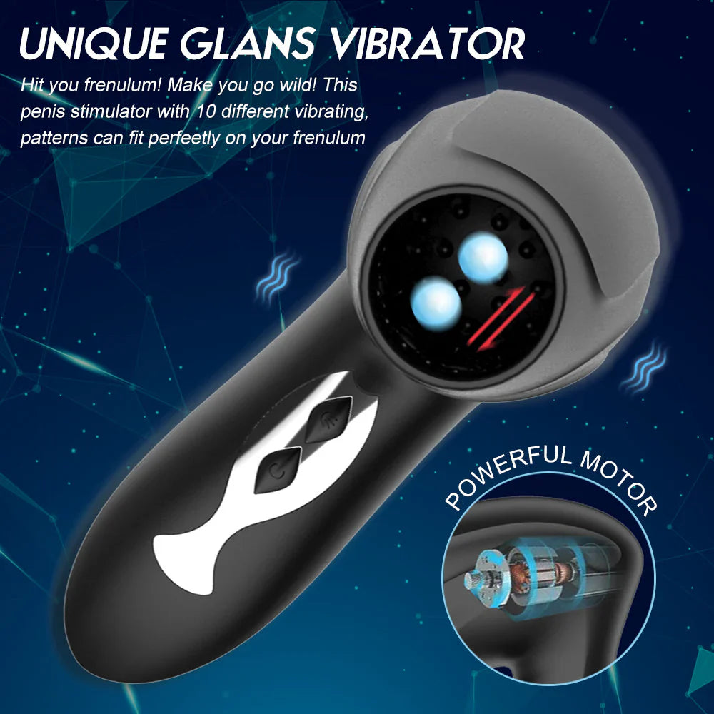 Automatic Male Masturbator Cup, with 10 Powerful Vibration Modes