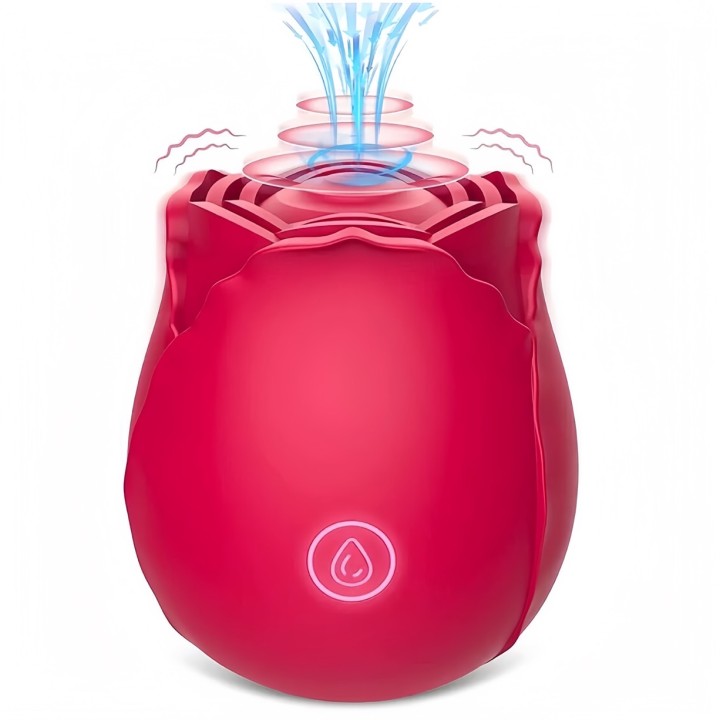 Rose Toys Clitoral Vibrator Nipple Massager 7 Mind-Blowing Tapping Modes Sex Toy