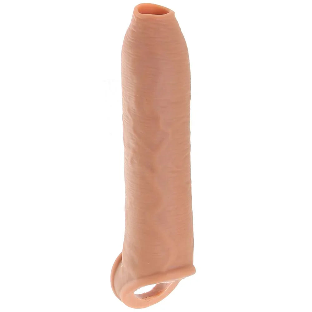 Penis Extender Sleeve Silicone Cock Extension Sheath Girth Length Male Enhancer