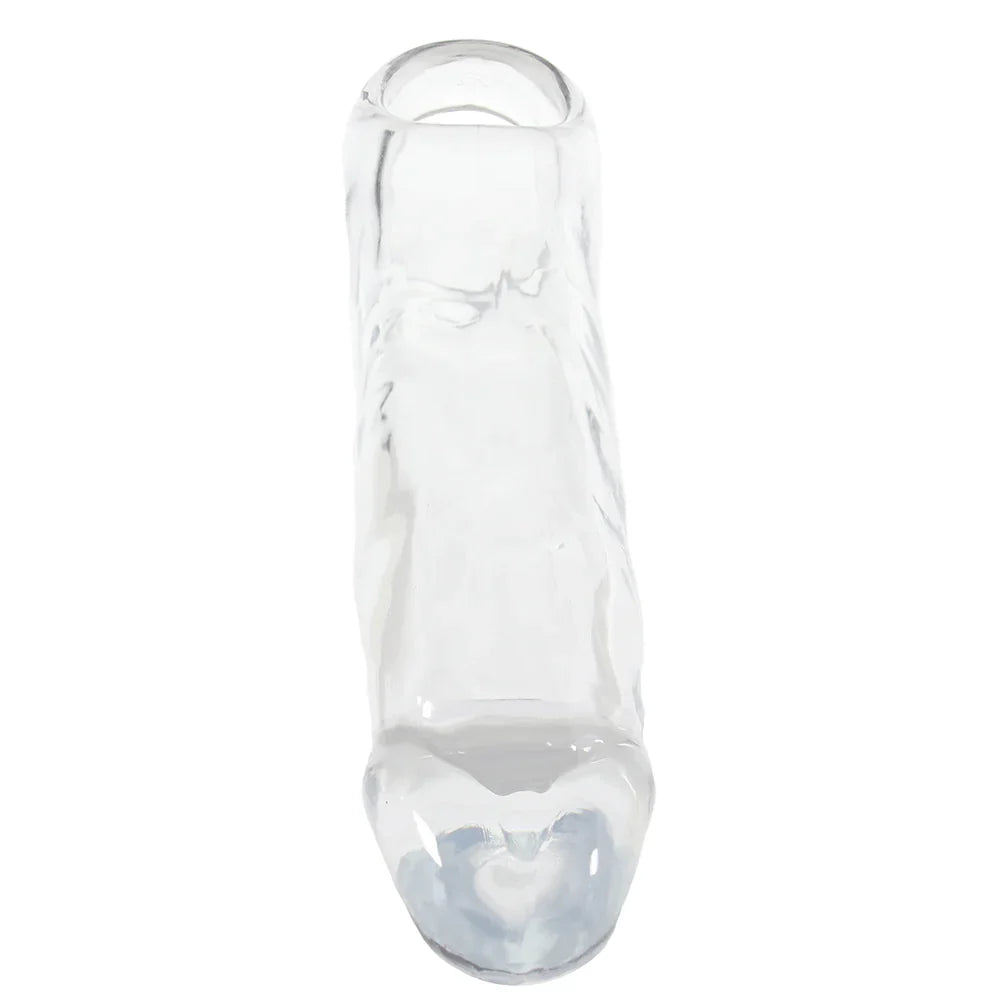 Thick 8.5 Inch Realistic Penis Extender Sleeve Male Cock Extension Real Girth ED