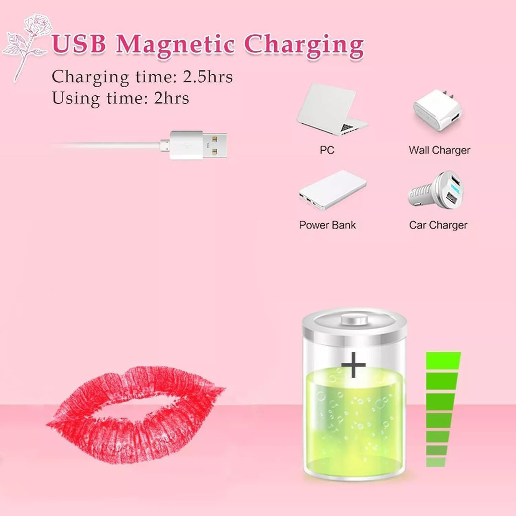 Rose Toys Clitoral Vibrator Nipple Massager 7 Mind-Blowing Tapping Modes Sex Toy